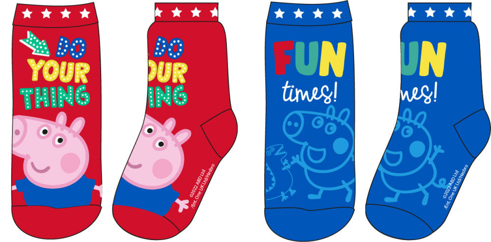 Peppa Pig Fun Times bērnu zeķītes 23-34