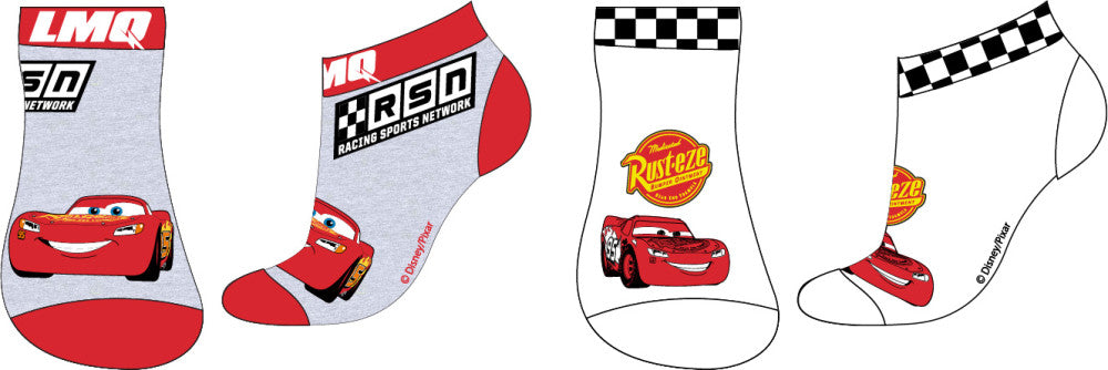 Disney Cars bērnu zeķītes ar potītēm 23-34