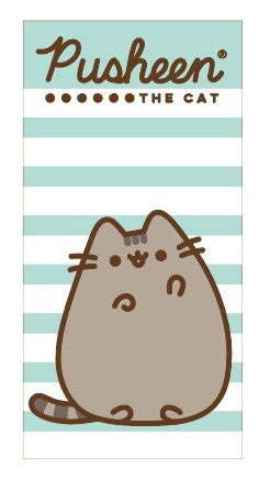 Pusheen zaļš vannas dvielis, pludmales dvielis 70x140cm (ātri žūstošs)