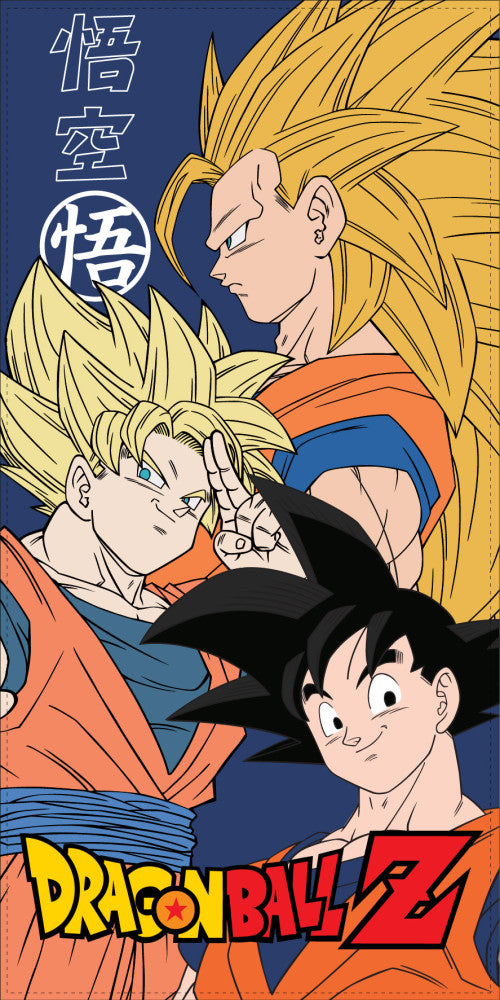 Dragon Ball Levels vannas dvielis, pludmales dvielis 70x140cm (ātri žūstošs)