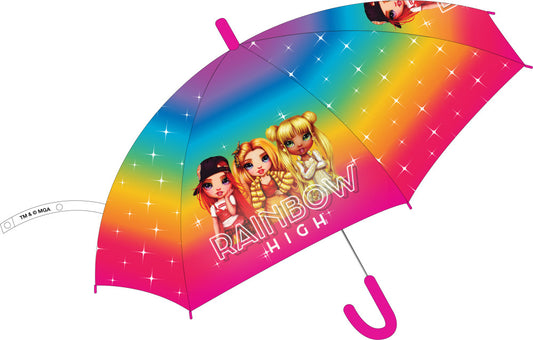 Rainbow High Shine bērnu pusautomātiskais lietussargs √ò74 cm