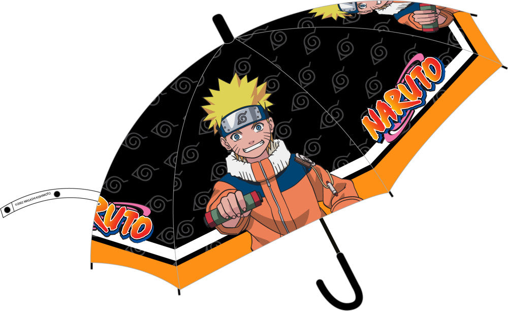 Naruto Mission bērnu pusautomātiskais caurspīdīgais lietussargs √ò83 cm