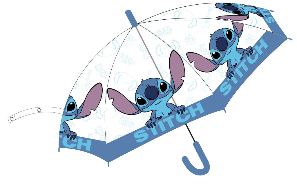 Disney Lilo un Stitch bērnu pusautomātiskais lietussargs √ò74 cm