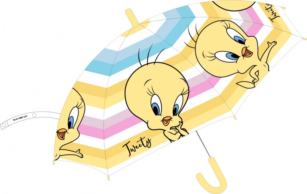 Looney Tunes bērnu pusautomātiskais lietussargs √ò74 cm