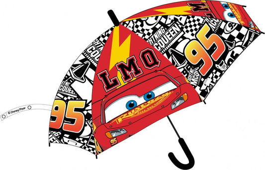 Disney Cars bērnu pusautomātiskais lietussargs √ò68 cm
