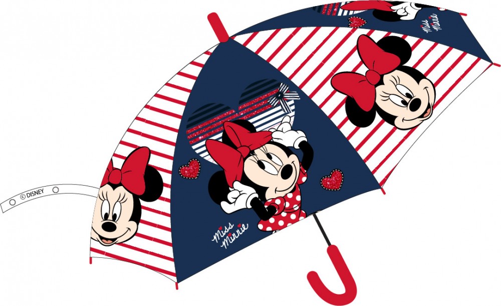 Disney Minnie bērnu pusautomātiskais lietussargs √ò74 cm