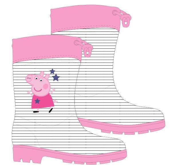 Peppa Pig bērnu lietus zābaki 23-32