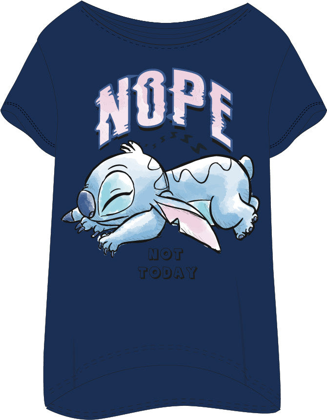 Disney Lilo un Stitch sieviešu īsais naktskrekls XS-XL