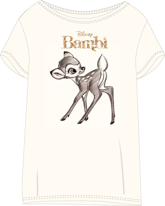 Disney Bambi sieviešu īsais naktskrekls S