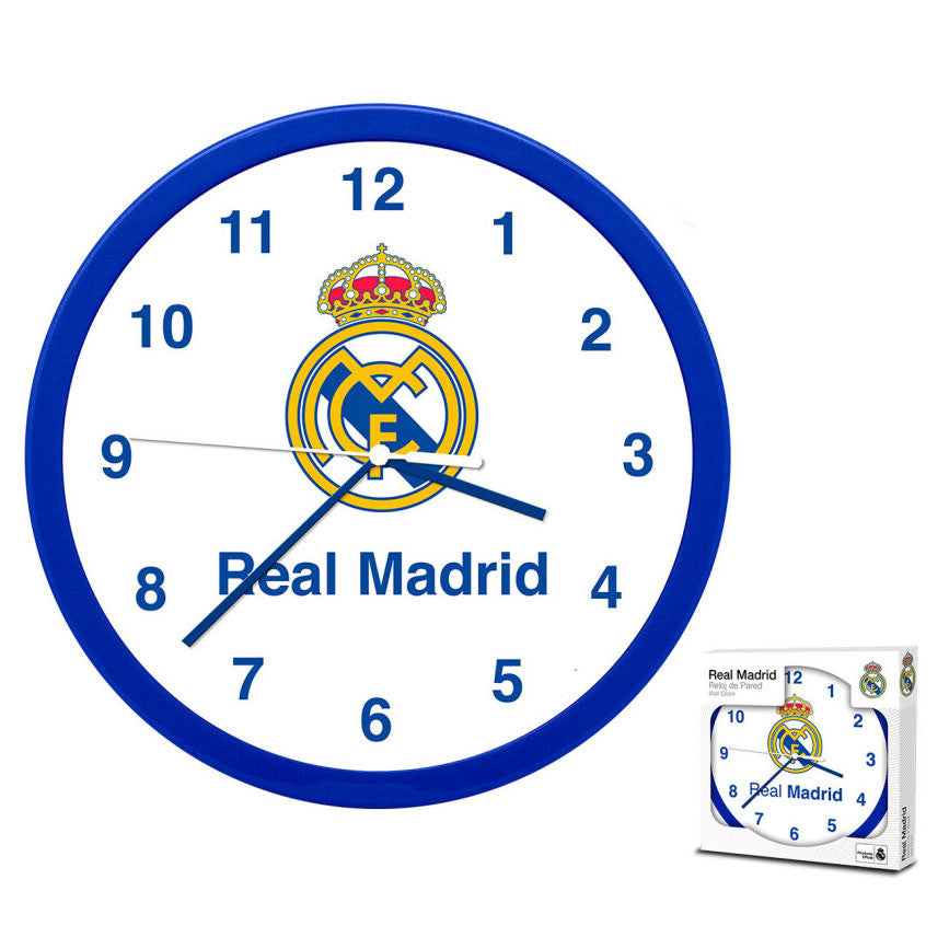 Sienas pulkstenis ar Real Madrid emblēmu, 25 cm