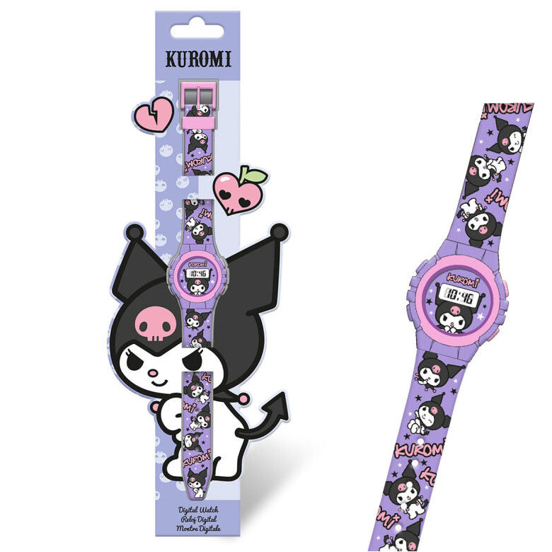 Hello Kitty Kuromi digitālais pulkstenis