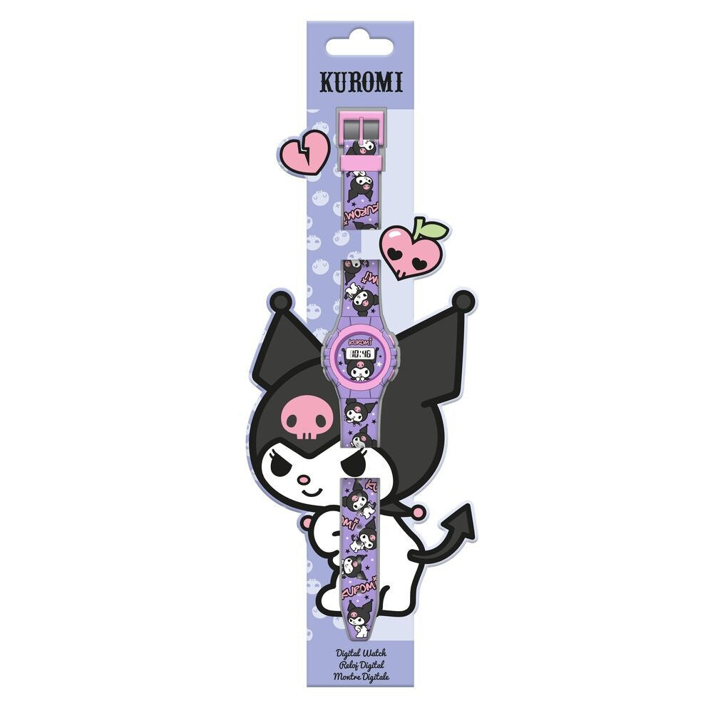 Hello Kitty Kuromi digitālais pulkstenis