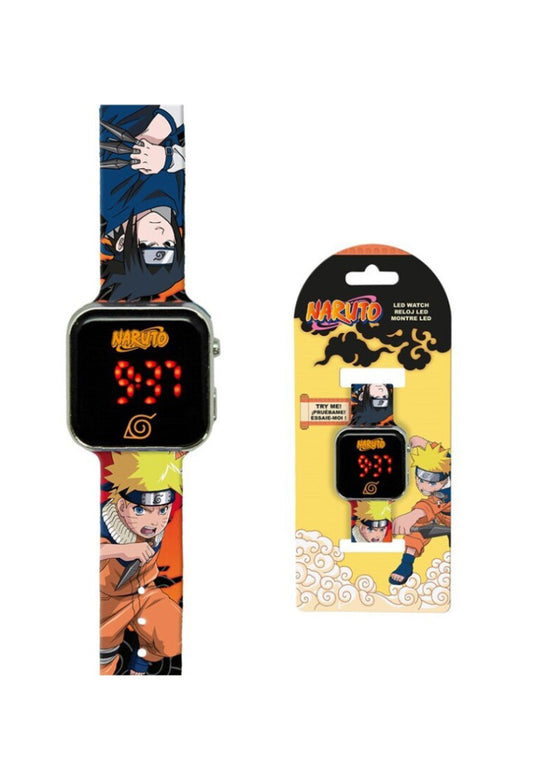 Naruto digitālais LED pulkstenis