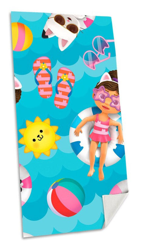 Gabby's Dollhouse vasaras vannas dvielis, pludmales dvielis 70x140cm