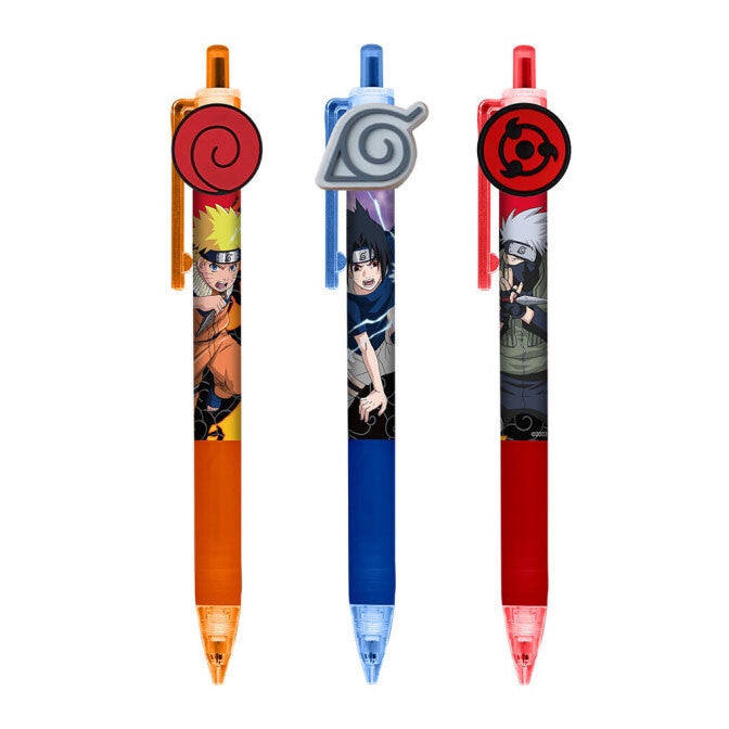 Naruto pildspalvu komplekts, 3 gab.