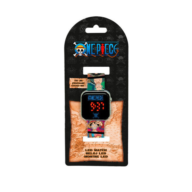 One Piece digitālais LED pulkstenis