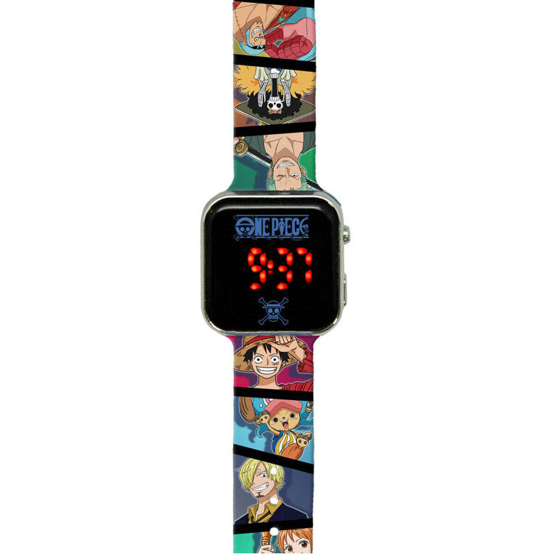 One Piece digitālais LED pulkstenis