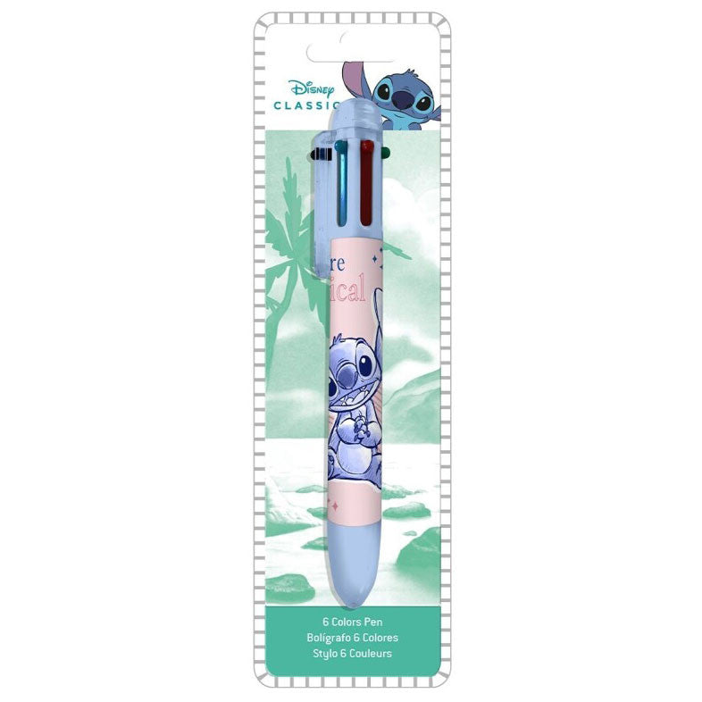 Disney Lilo un Stitch maģiskā 6 krāsu pildspalva