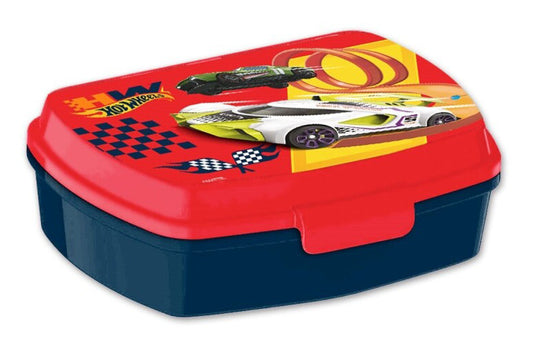 Smieklīga plastmasas sviestmaižu kaste Hot Wheels