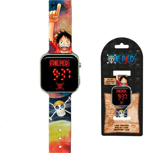 One Piece digitālais LED pulkstenis
