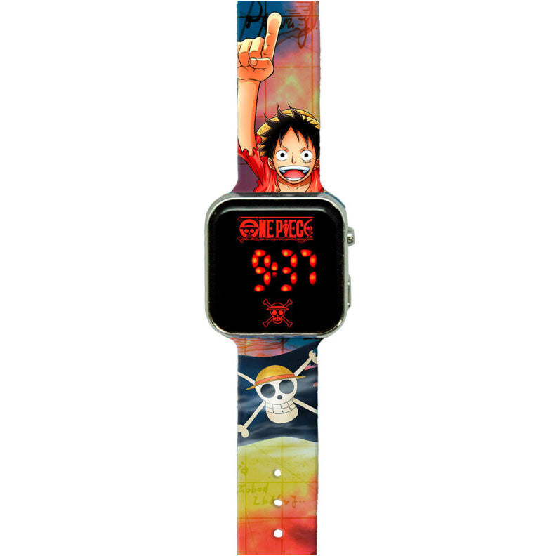 One Piece digitālais LED pulkstenis