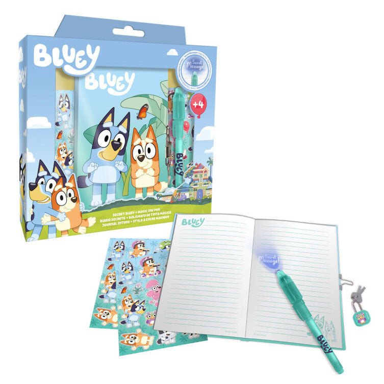 Bluey Life dienasgrāmata + burvju pildspalvu komplekts