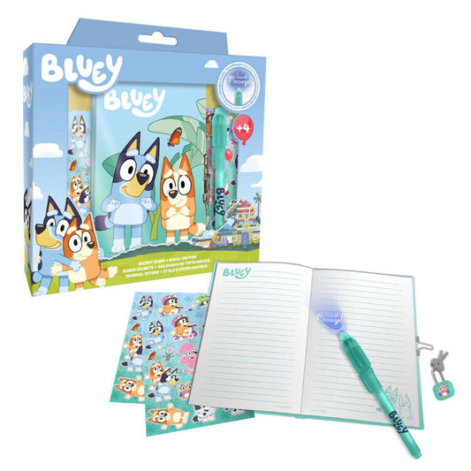 Bluey Life dienasgrāmata + burvju pildspalvu komplekts