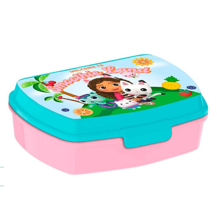 Gabby's Dollhouse Smoothie Land smieklīgā plastmasas sviestmaižu kaste
