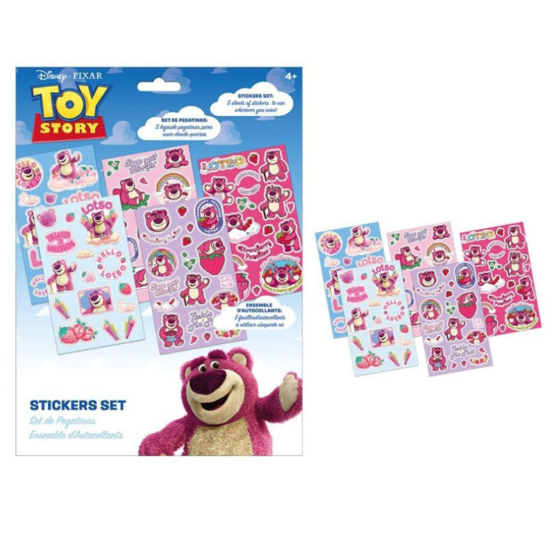 Disney Rotaļlietu stāsts Lotso zemeņu uzlīmju komplekts 5 lapas