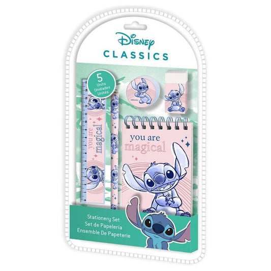 Disney Lilo un Stitch burvju kancelejas piederumu komplekts, 5 daļas