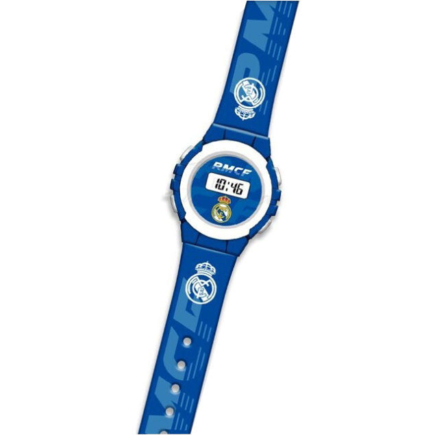 Real Madrid Emblem Blue digitālais pulkstenis