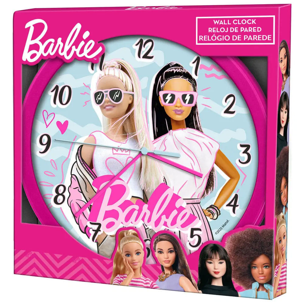Barbie Strong Girls sienas pulkstenis 25 cm