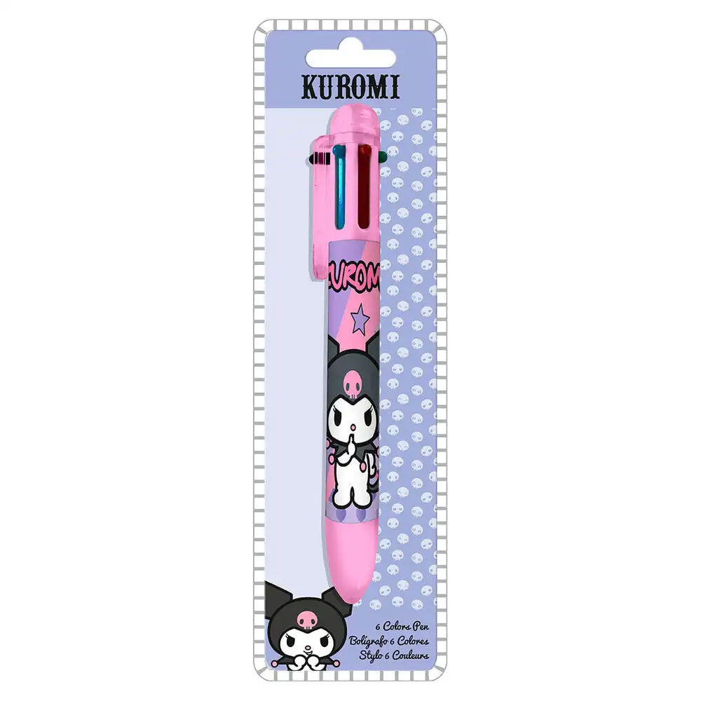 Hello Kitty Kuromi 6 krāsu pildspalva