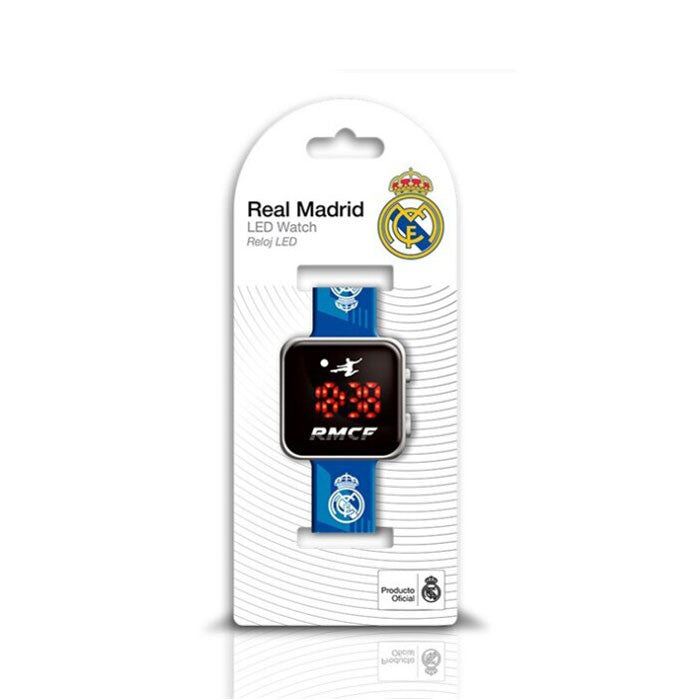 Real Madrid Emblem Blue digitālais LED pulkstenis
