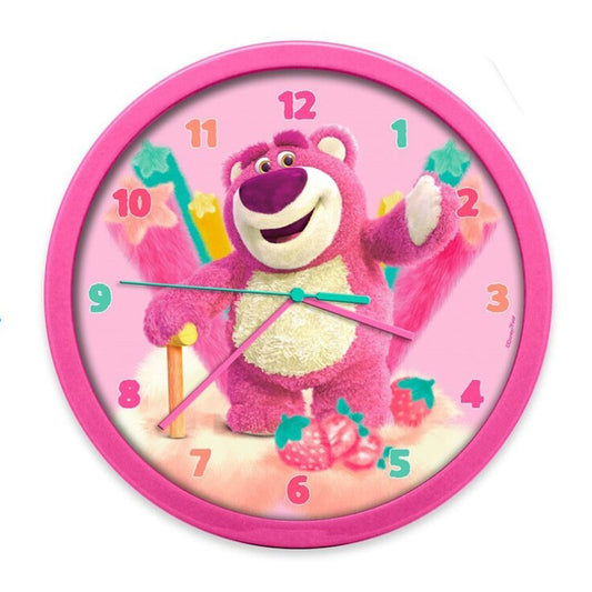 Disney Rotaļlietu stāsts Lotso zemeņu sienas pulkstenis 25 cm