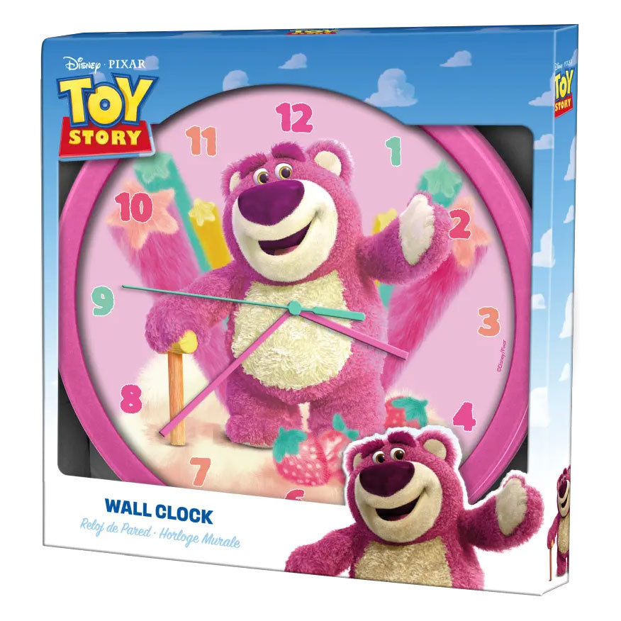 Disney Rotaļlietu stāsts Lotso zemeņu sienas pulkstenis 25 cm