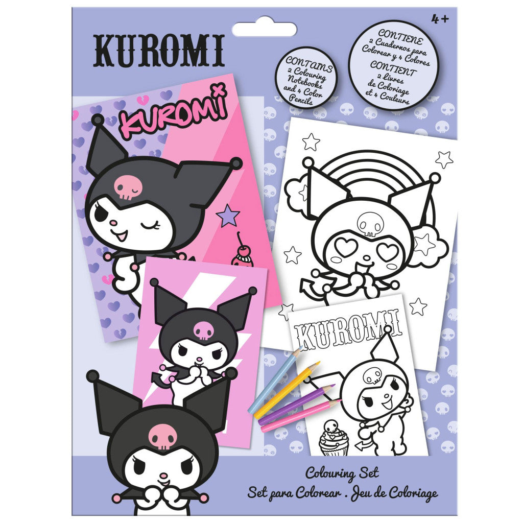 Hello Kitty Kuromi krāsojamo komplektu