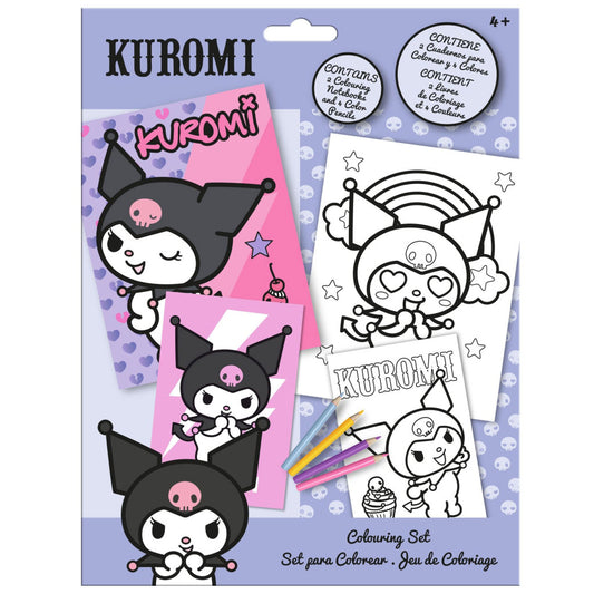 Hello Kitty Kuromi krāsojamo komplektu