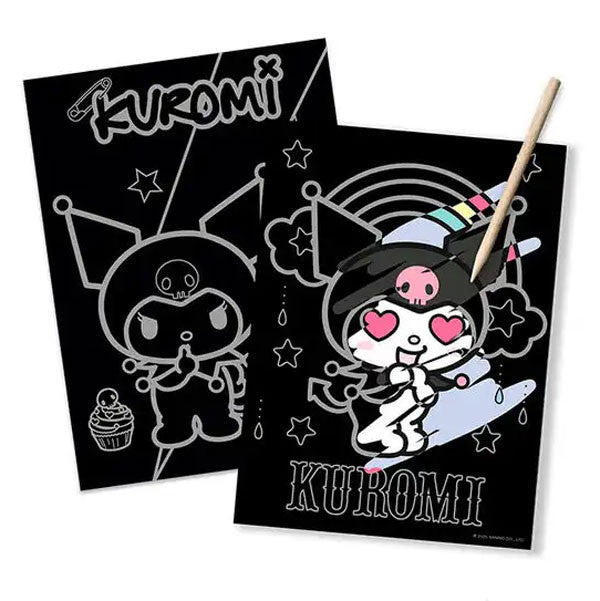 Hello Kitty Kuromi skrāpējumu gravēšanas komplekts