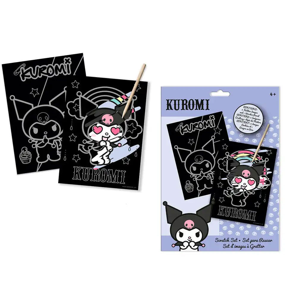 Hello Kitty Kuromi skrāpējumu gravēšanas komplekts