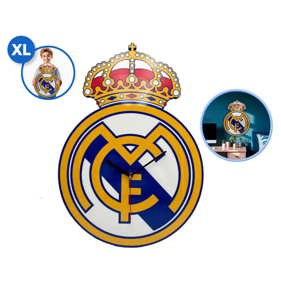 Real Madrid Hala XL sienas pulkstenis 31 cm