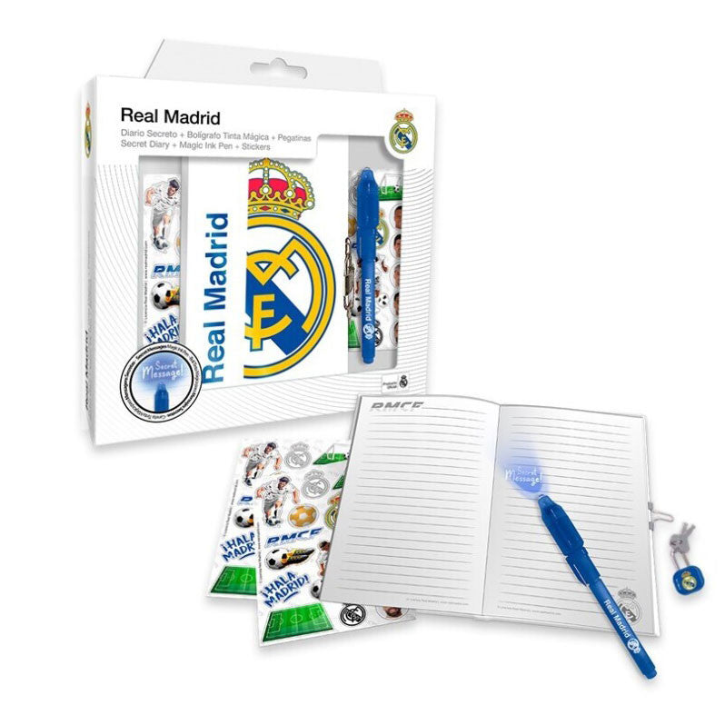 Real Madrid Hala piezīmju grāmatiņa + burvju pildspalvu komplekts