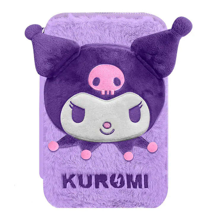 Hello Kitty Kuromi plīša pildīts zīmuļu maciņš ar 2 līmeņiem