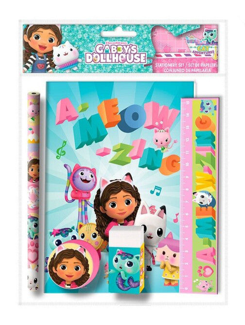 Gabby's Dollhouse kancelejas piederumu komplekts (5 daļas)