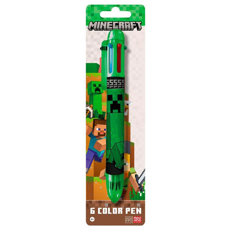 Minecraft Boom 6 krāsu pildspalva