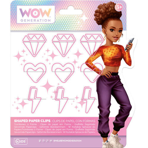 WOW Generation Megan rozā saspraudes komplekts