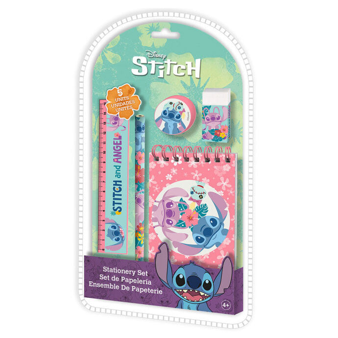 Disney Lilo un Stitch kancelejas piederumu komplekts, 5 daļas