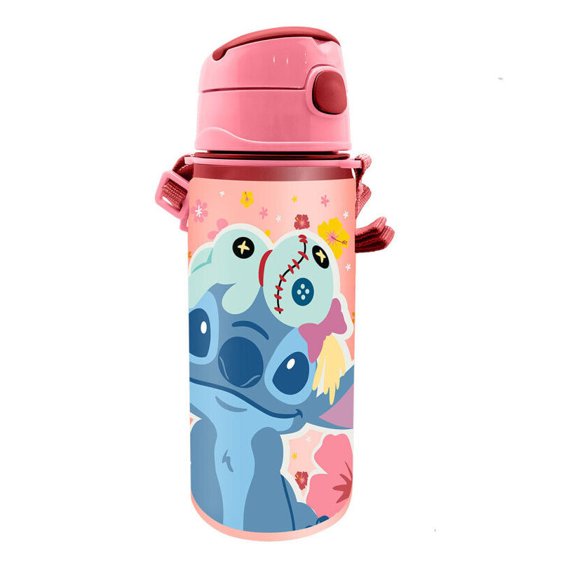 Disney Lilo un Stitch alumīnija pudele ar āķīti 600 ml