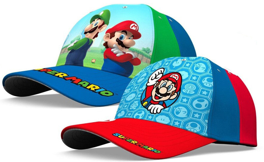 Super Mario un Luigi bērnu beisbola cepure 52-54 cm