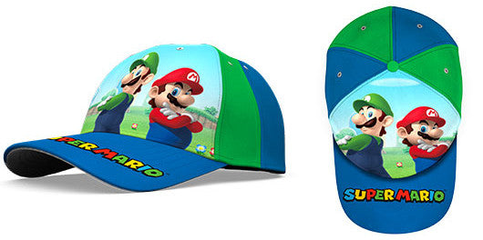 Super Mario un Luigi bērnu beisbola cepure 52-54 cm